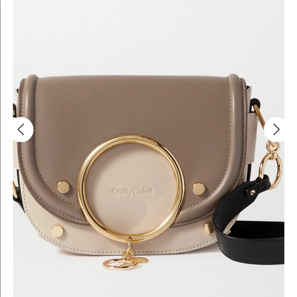 See by Chloe Mara bag: Motty grey & cream leather - Picture 1 of 7